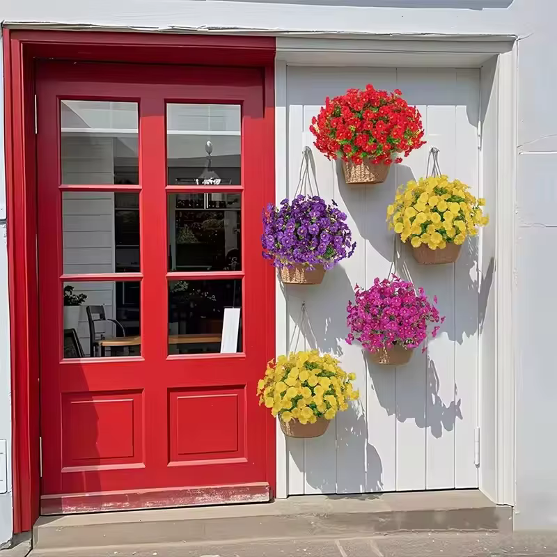 Fleurs artificielles en soie de 35 cm