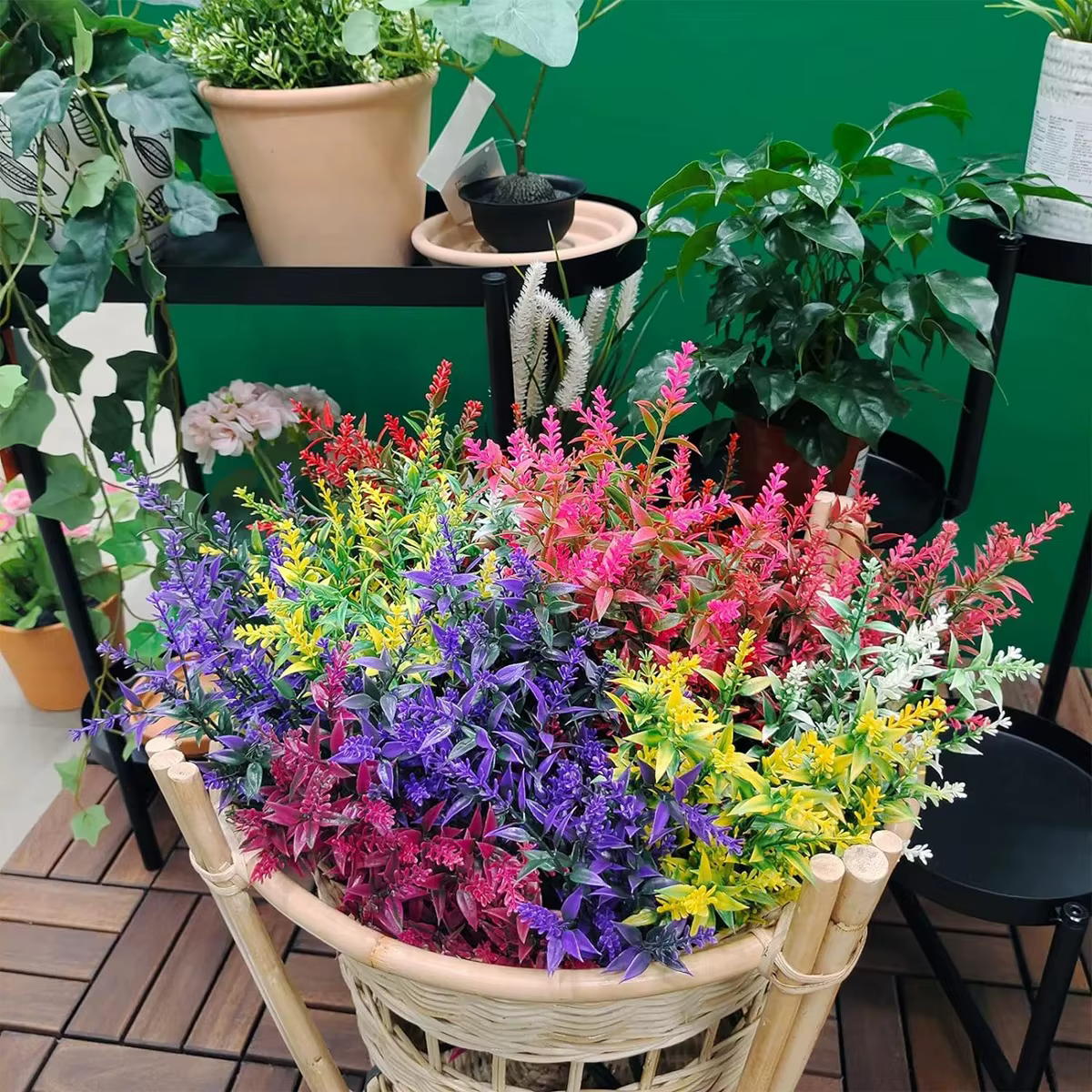 Bouquet de fleurs de lavande artificielles