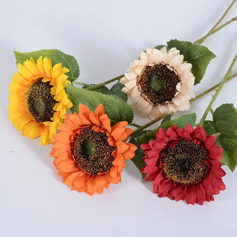 Tournesols artificiels à longue tige