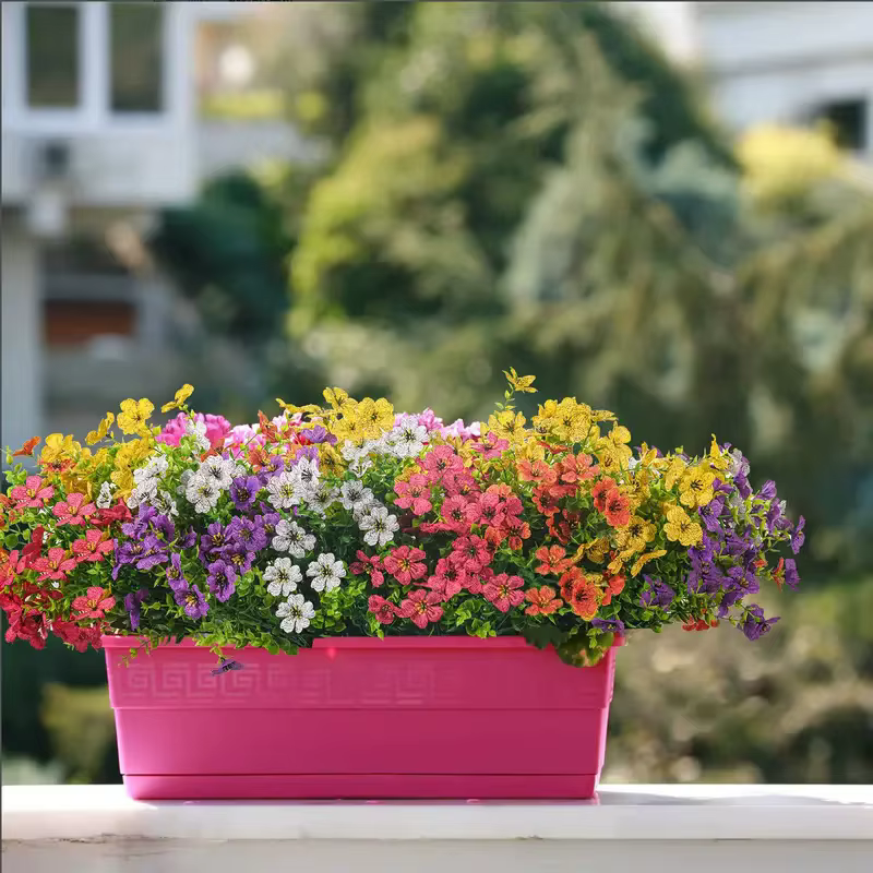 Fleurs artificielles en soie de 35 cm