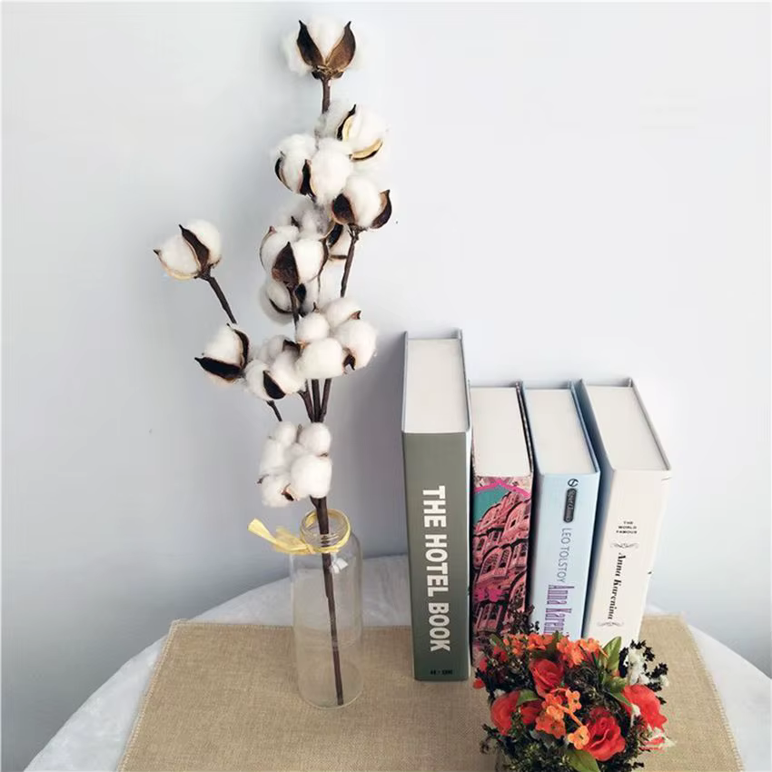 Plantes artificielles en coton naturel