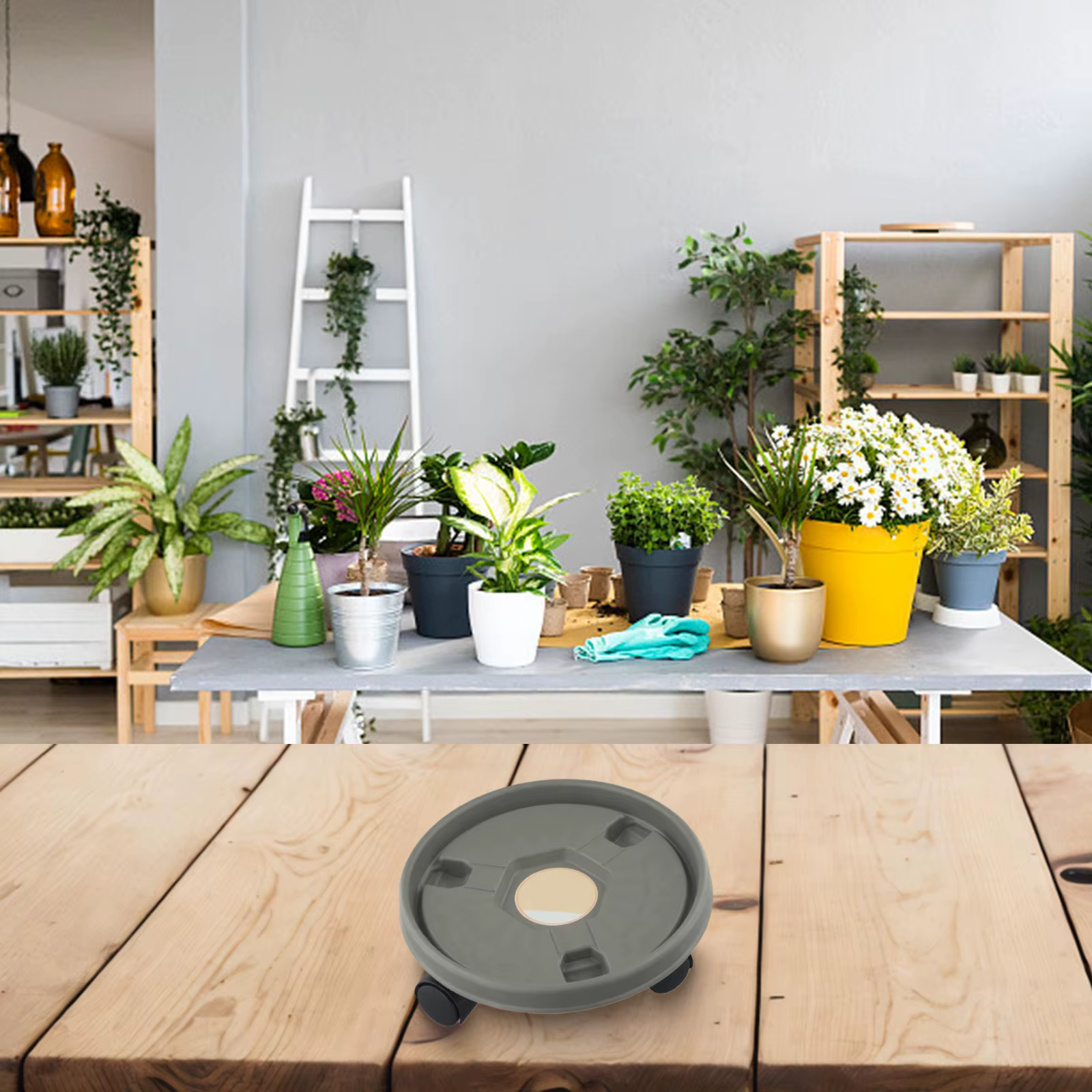 Support de plantes pour usage intérieur et extérieur