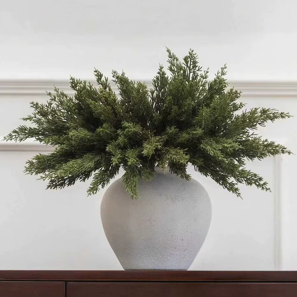 Plante artificielle Feuilles De Noël Arbre Partie Maison Chambre Décoration De Table En Plein Air Cour Jardin Matériel De Mariage Fleur Bricolage Cadeau Boîte