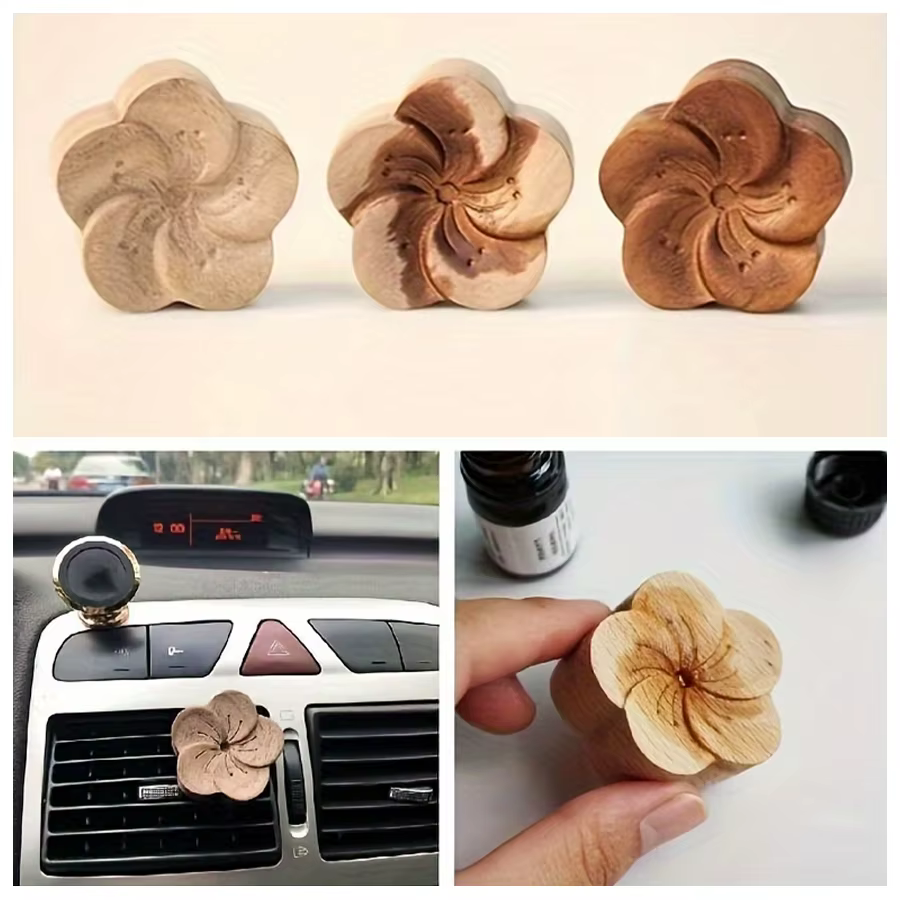 Diffuseur de fleurs en bois sans parfum
