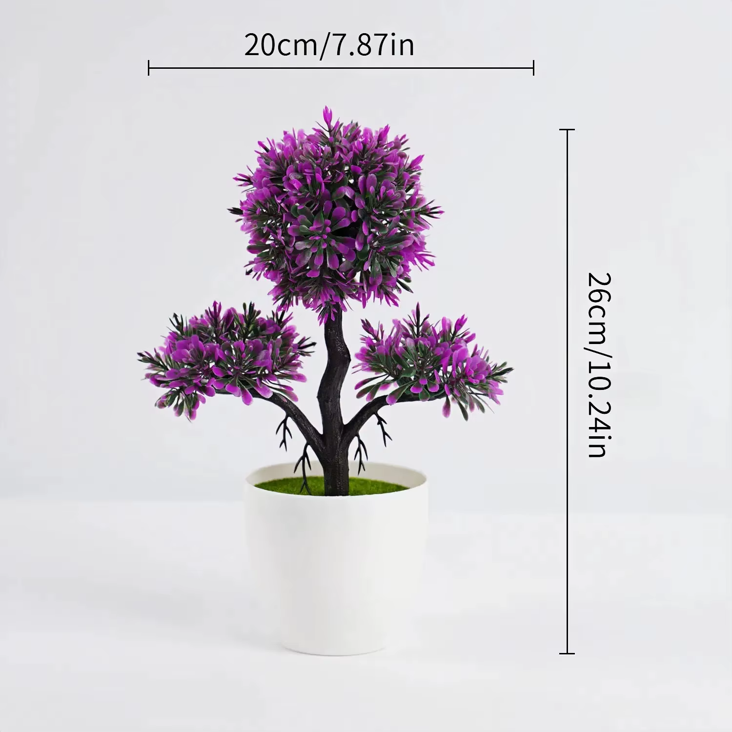Boule de neige artificielle bonsaï arbre plante en pot pour la maison bureau mariage et Festival décor réaliste Mini ornement en pot
