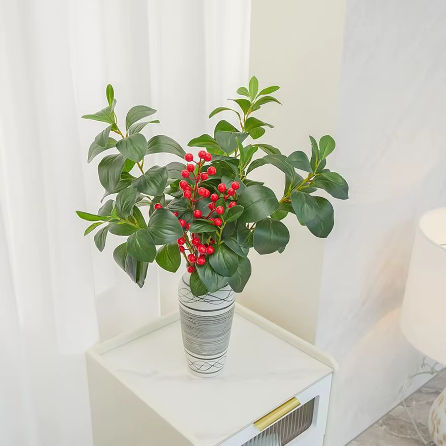 Fleur artificielle plante verte yulan mariée bouquet mariage maison vase jardin cour table à manger haute qualité bricolage décor cadeau