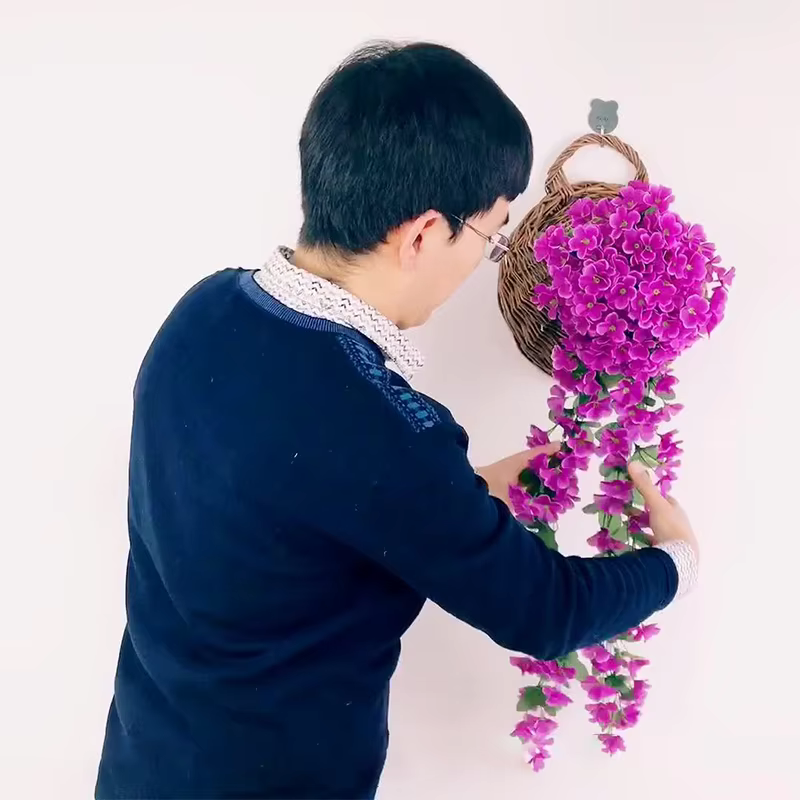 Fleur artificielle violette de 70 cm pour fête