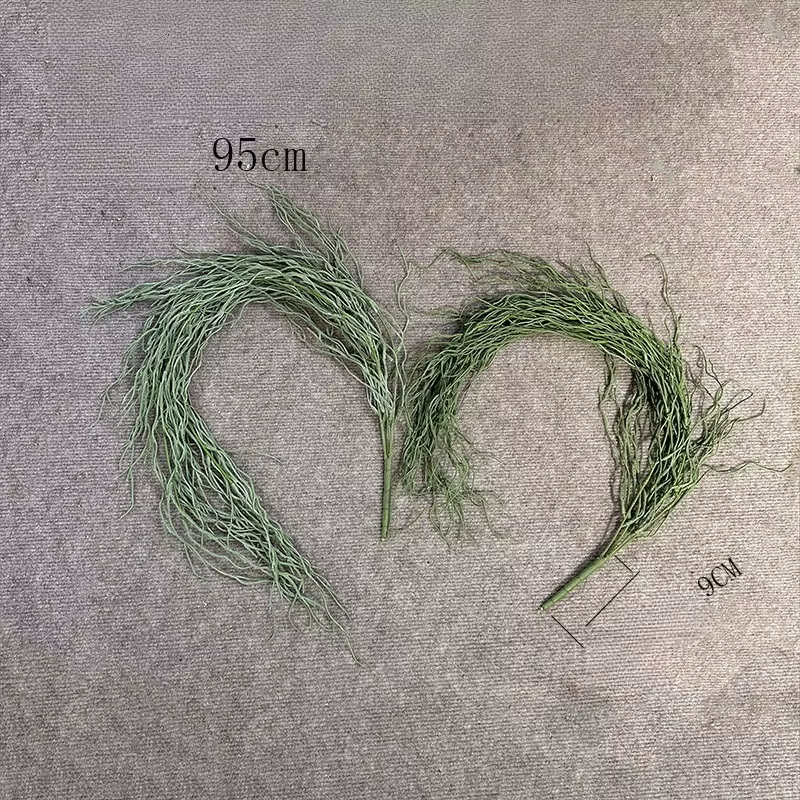 Lot de 4 plantes vertes artificielles de 95 cm en plastique