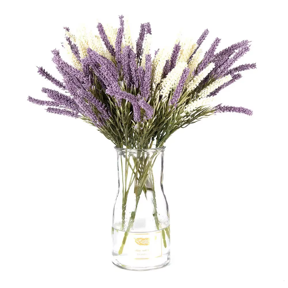 Fleur artificielle de Malt 36cm, plante verte pour décoration de mariage