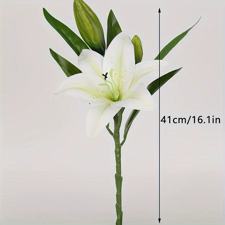 Fleurs artificielles en forme de lys
