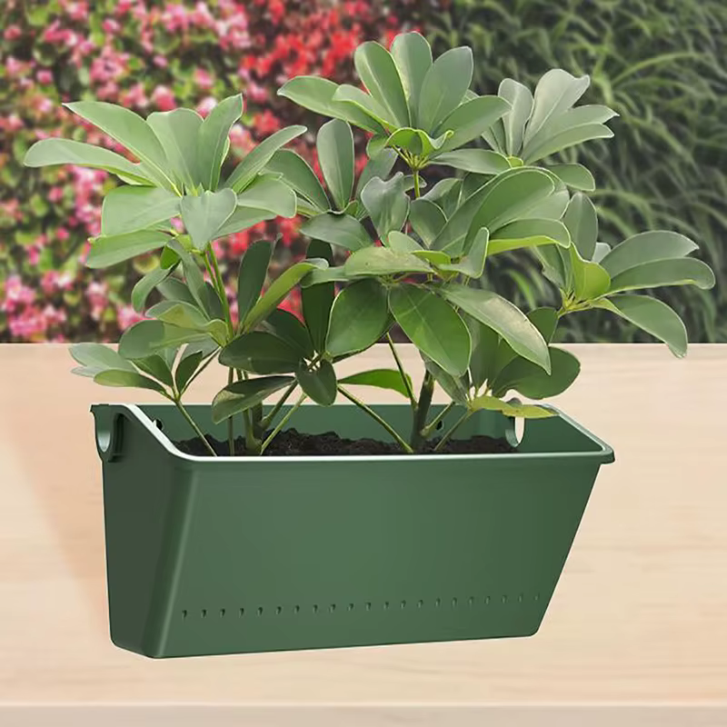 Contenant mural en plastique pour pot de fleur