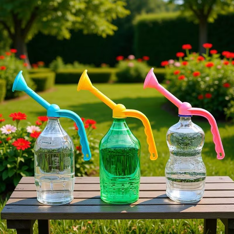 Bouteille d'arrosage manuelle double usage pour jardinage