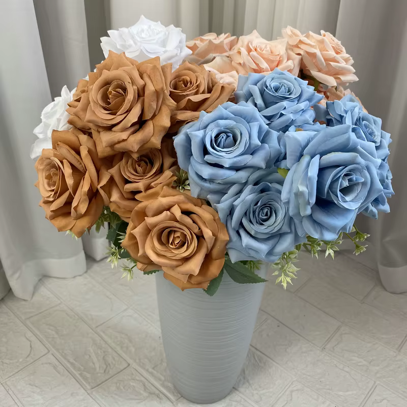 Roses artificielles de Paris de 16.5 pouces