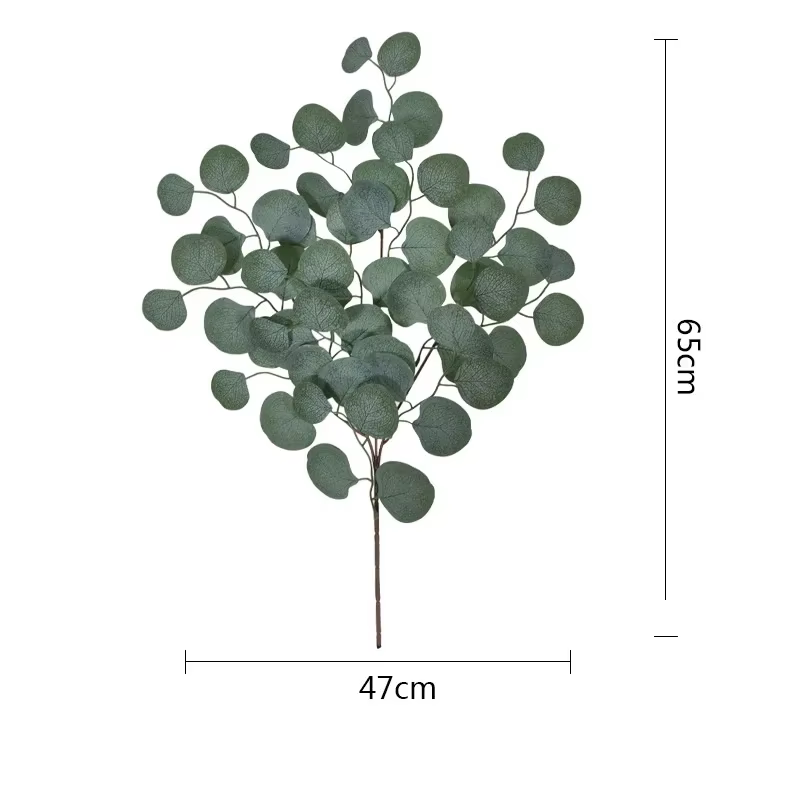Feuilles d'eucalyptus artificielles pour la décoration intérieure