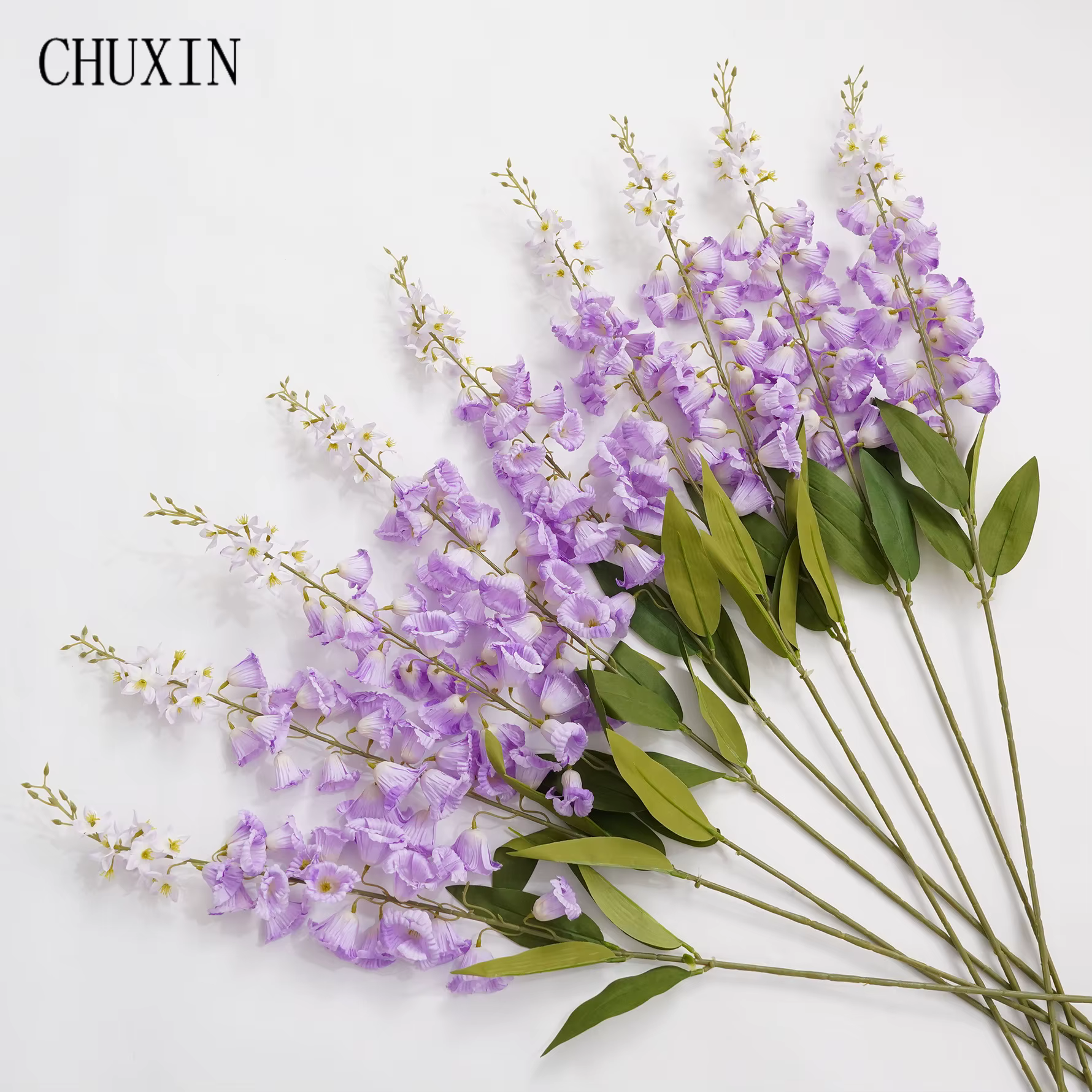 CHUXIN C9991 Fleur artificielle de clochettes violettes