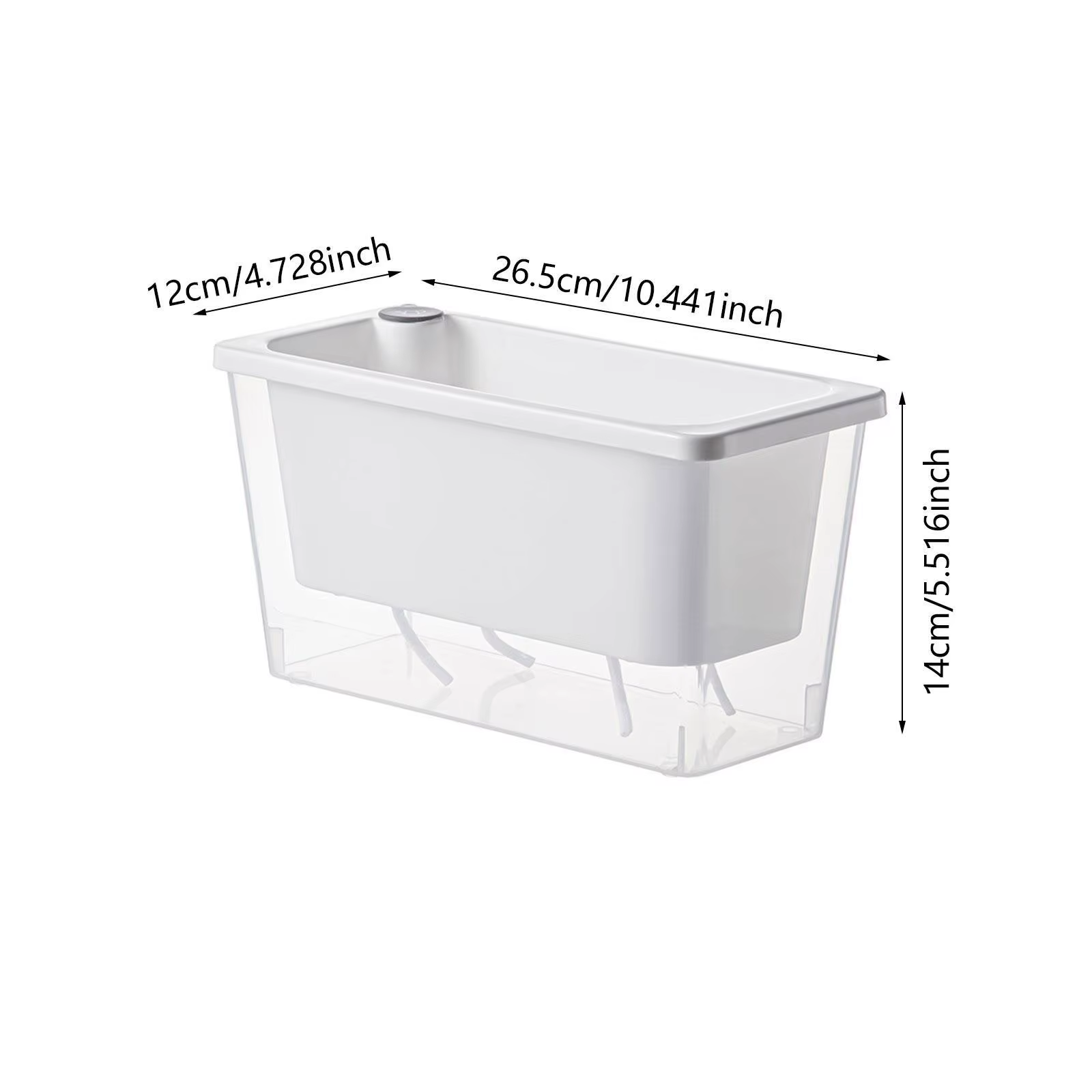 Pot de fleurs auto-arrosage pour balcon