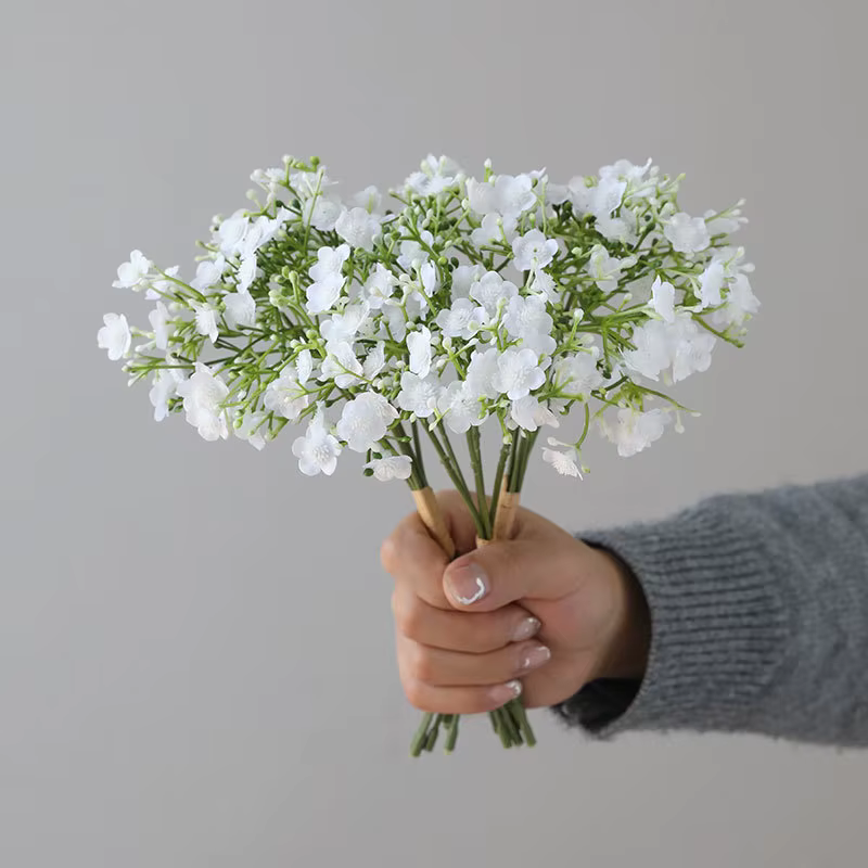 Bouquet artificiel avec ciel étoilé