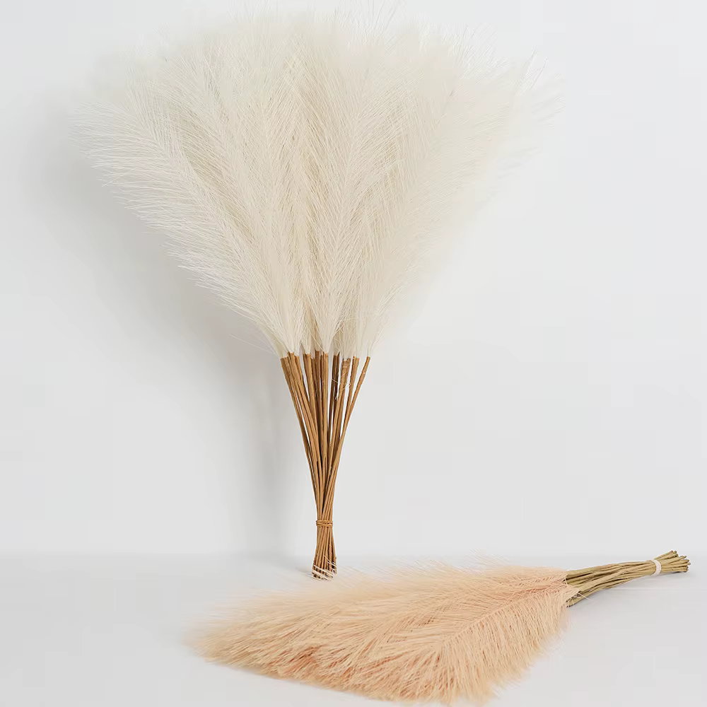 Bouquet de fleurs artificielles Pampas