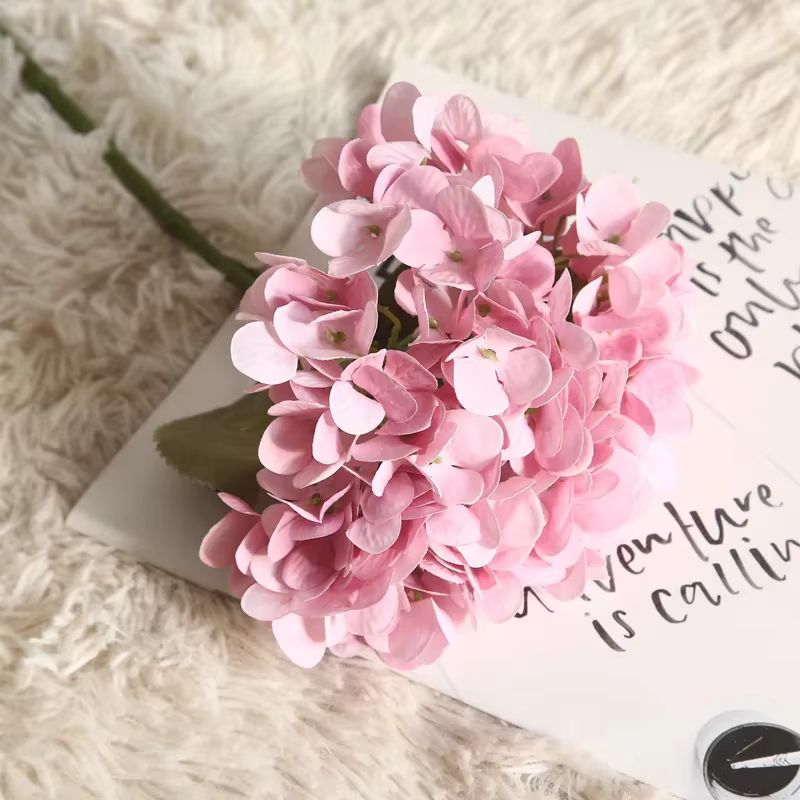 35CM Macaron hortensia artificielle Simulation fleur INS plante à vent bonsaï