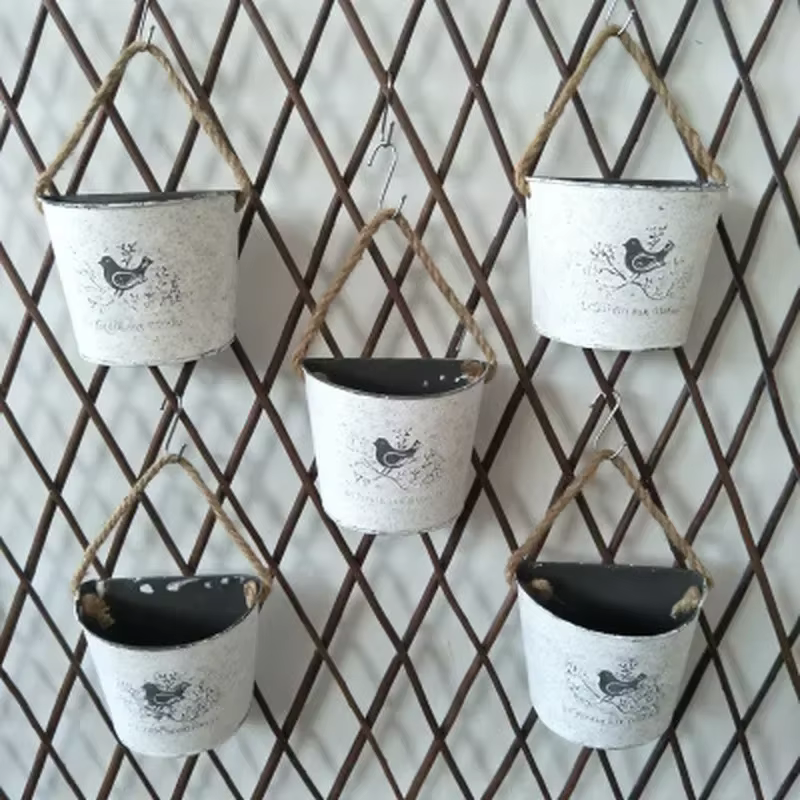 Vase à fleurs mural suspendu
