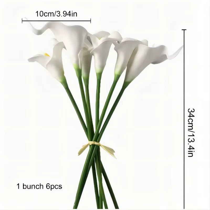 Simulation de fleur de lys Calla en PU