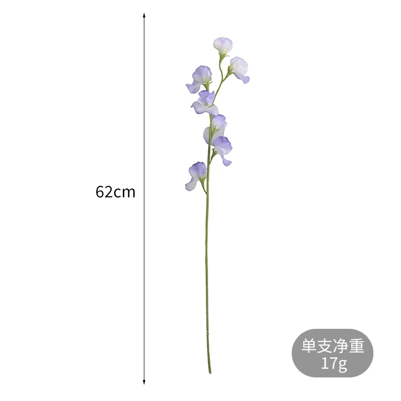 Fleur artificielle de pois doux japonais