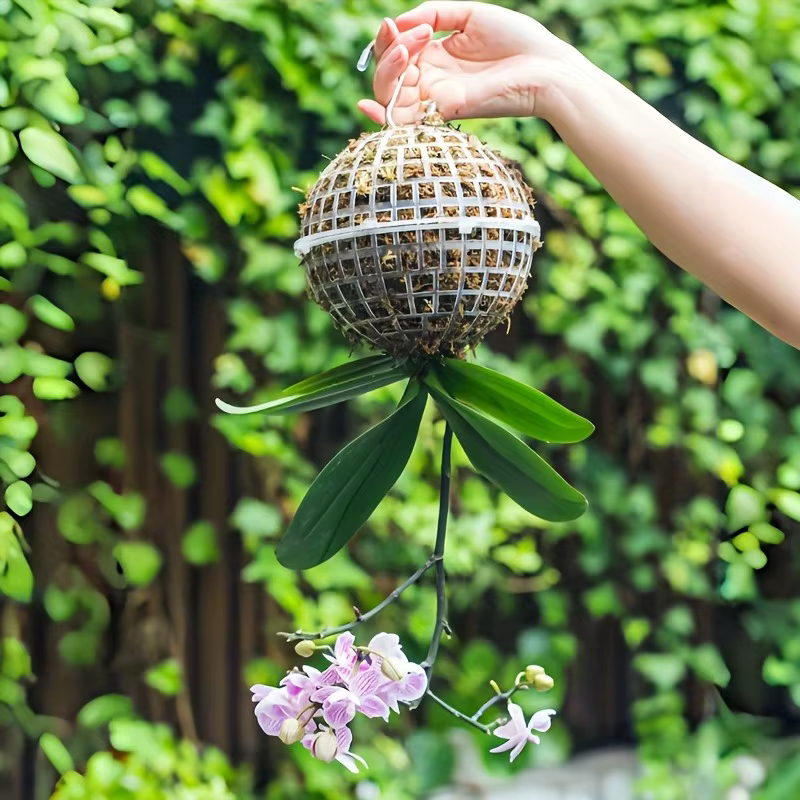 Boules de jardinières suspendues en plastique modernes