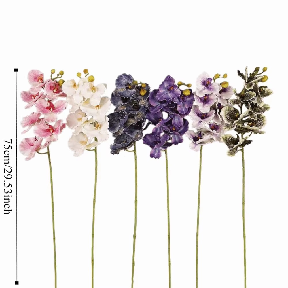 Orchidée Papillon Artificielle Faite à la Main