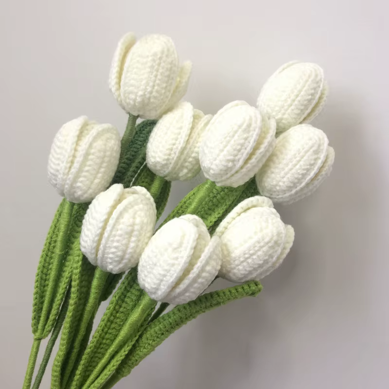 Tulipes artificielles au Crochet