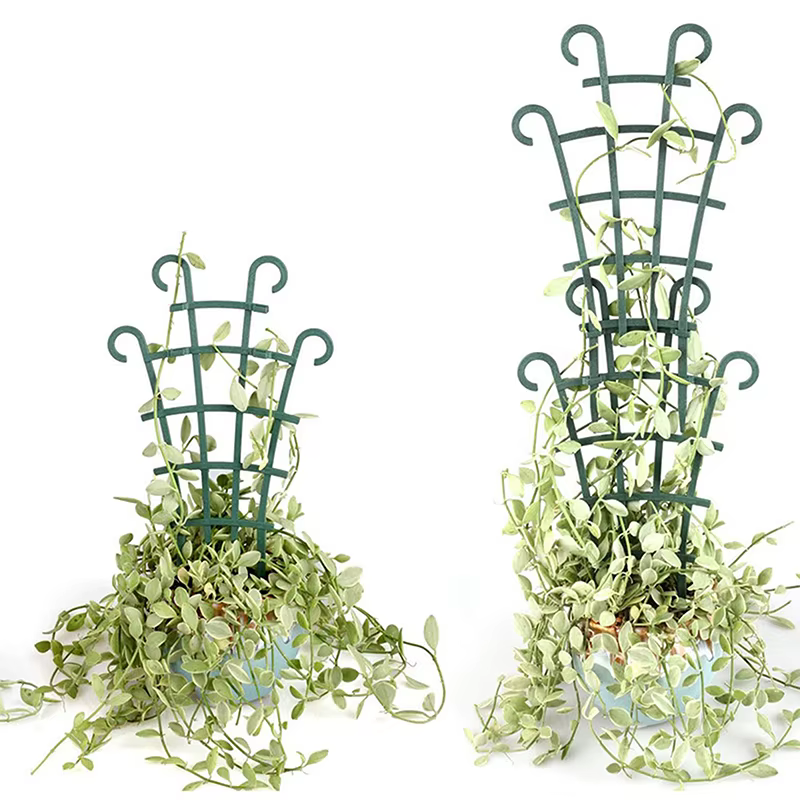 Mini support de fleurs d'escalade, 2 pièces, support de balcon, radis vert, rose, vigne, tige de support d'escalade, outils de jardinage