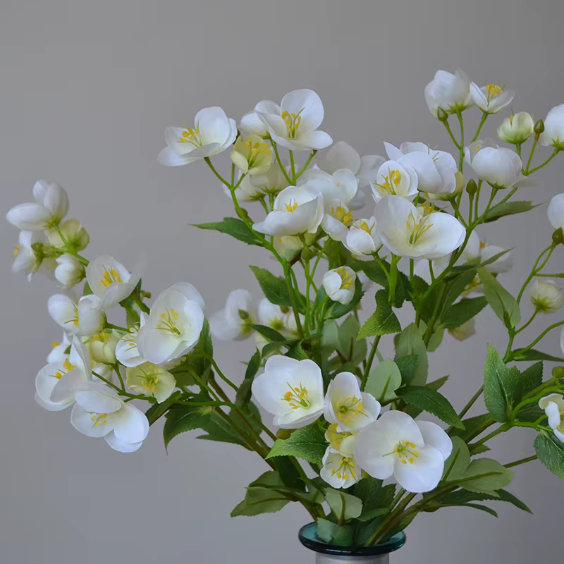 Branches de Hellébore Artificielles pour Décoration de Jardin