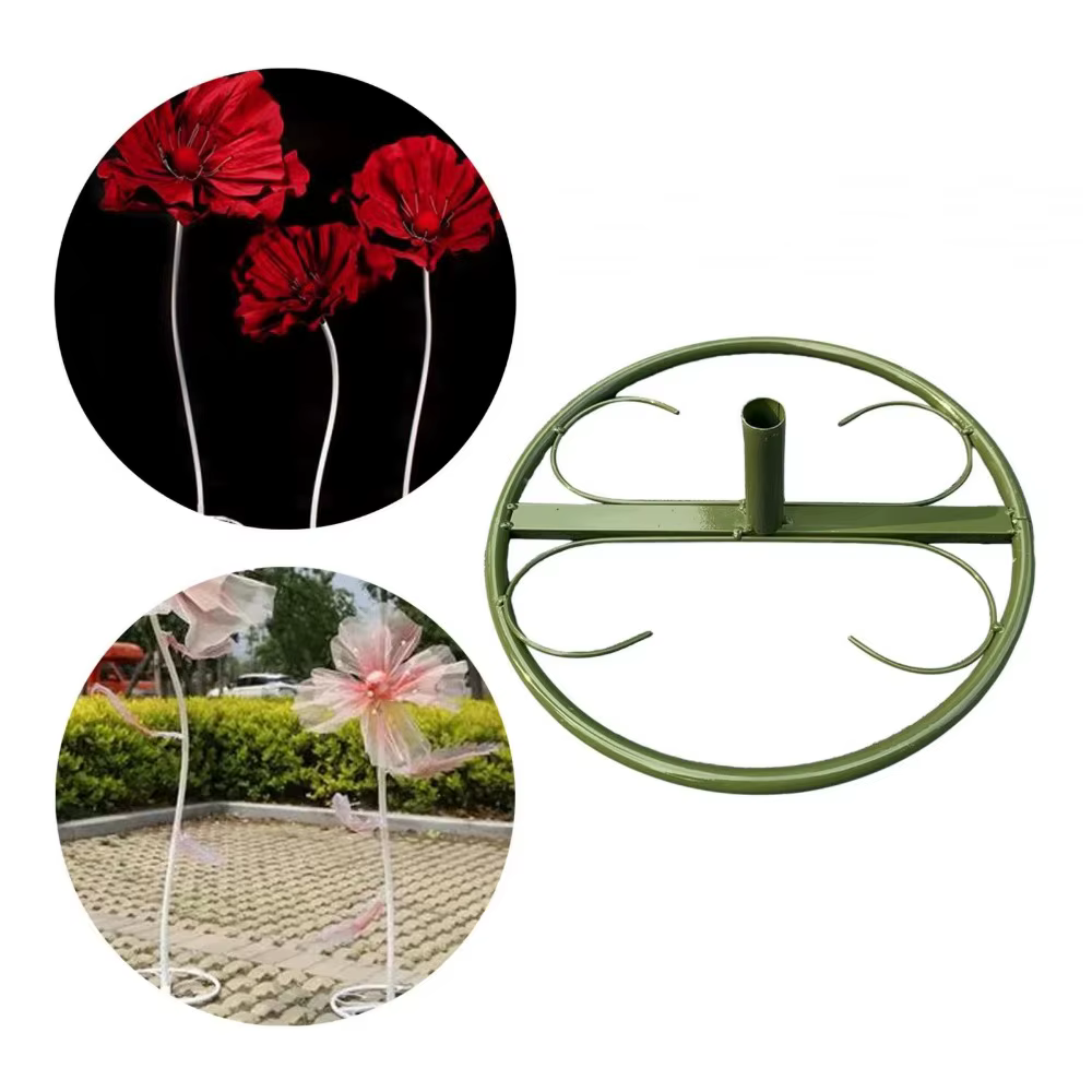 Support de présentation de fleurs en fer