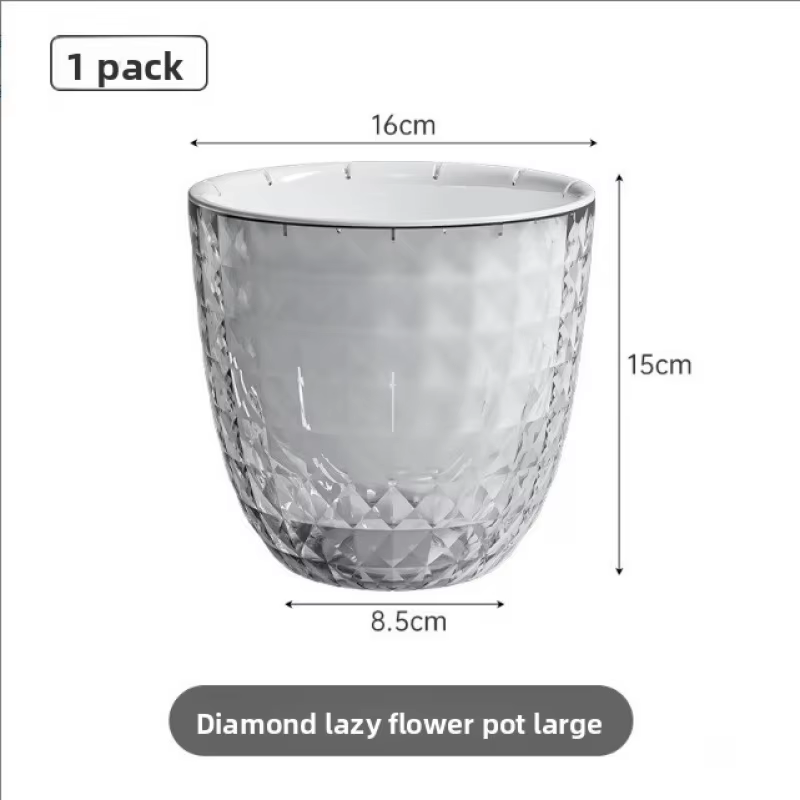Jardinière paresseuse en plastique Transparent pour radis vert