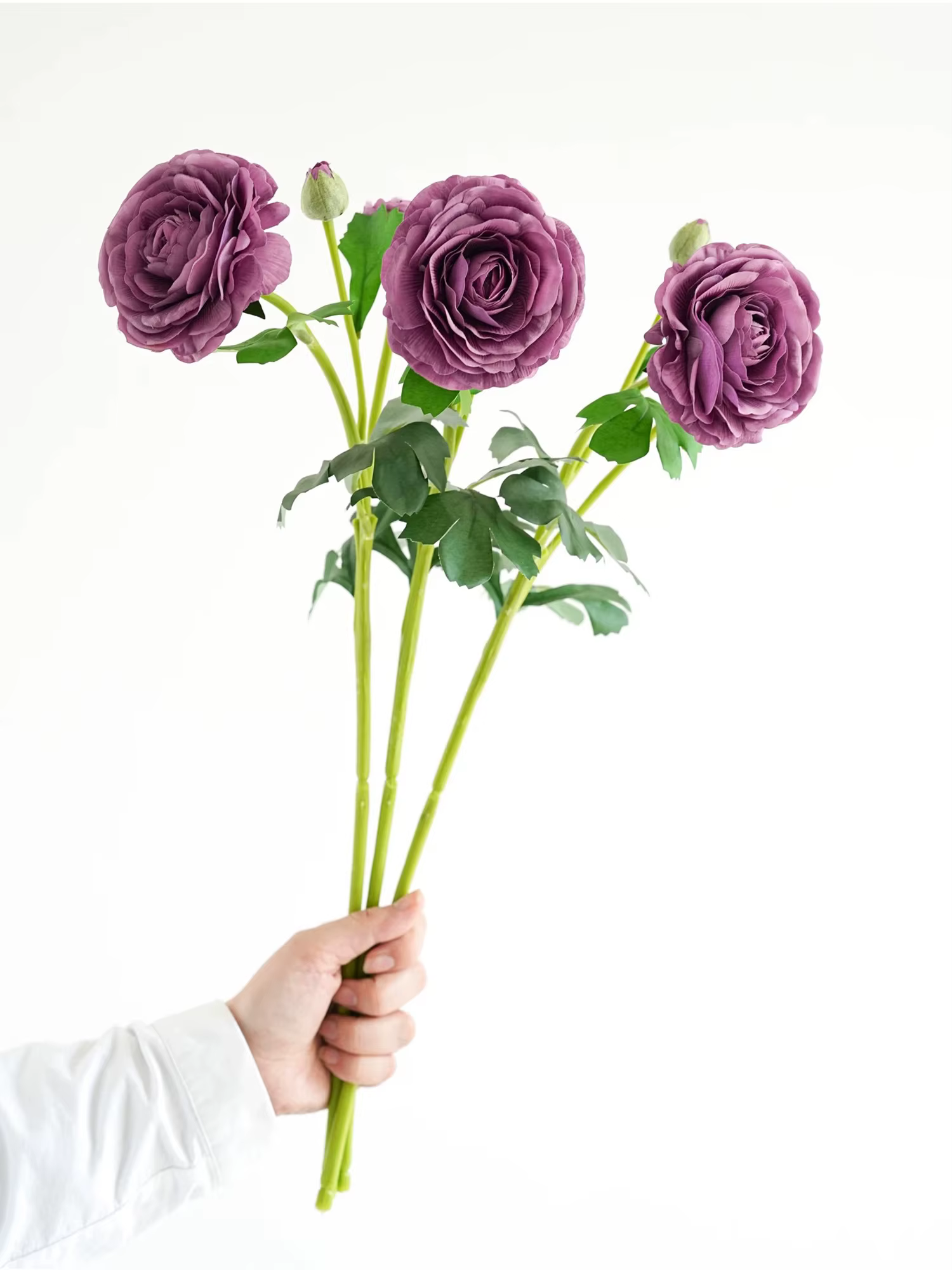 Fleurs artificielles de ranunculus