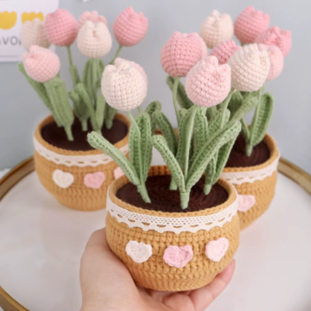 Kit de fleurs au crochet unique
