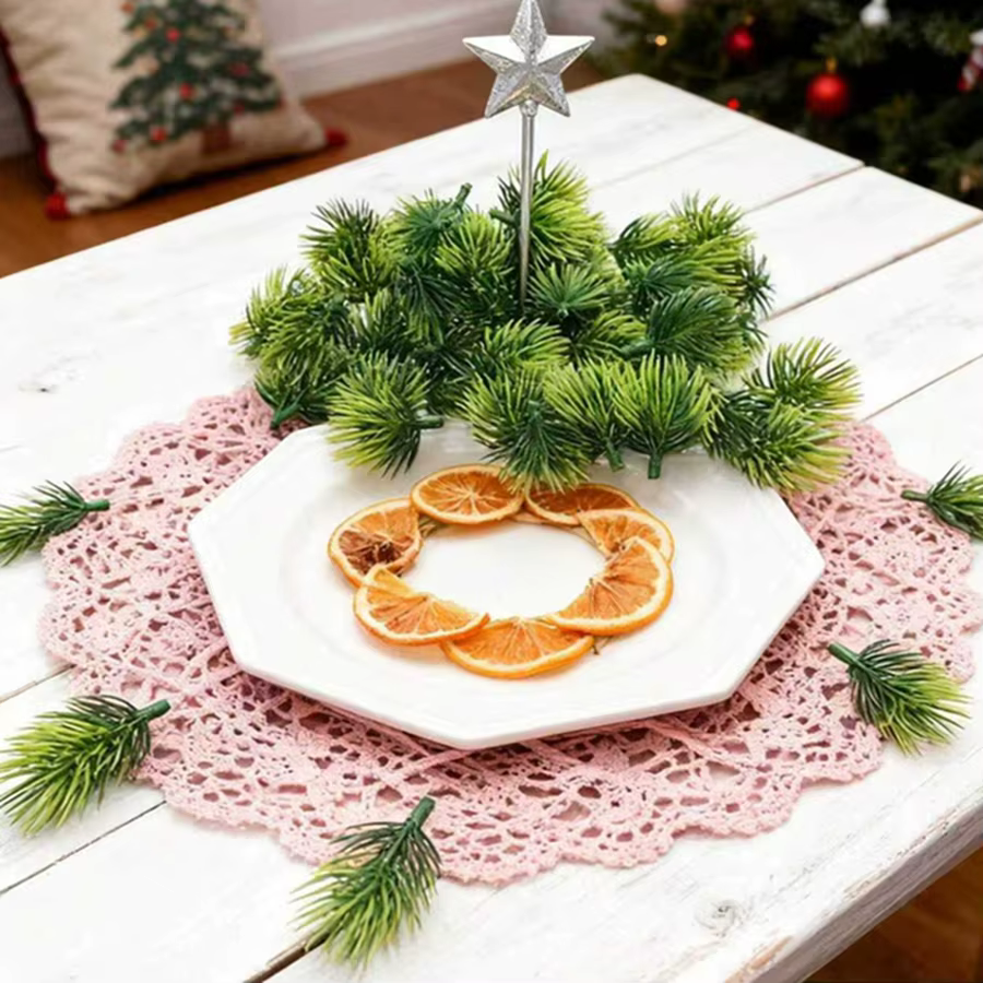 50/100pcs Plantes Artificielles Houx Peu Mignon Fruits Newyear Noël Maison Chambre Cour Décor Cadeau De Mariage Vif Festival Ornement