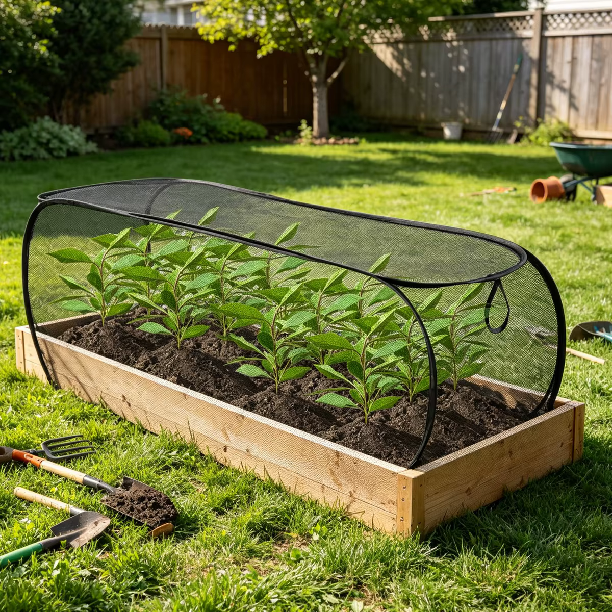 Filet de protection pour plantes