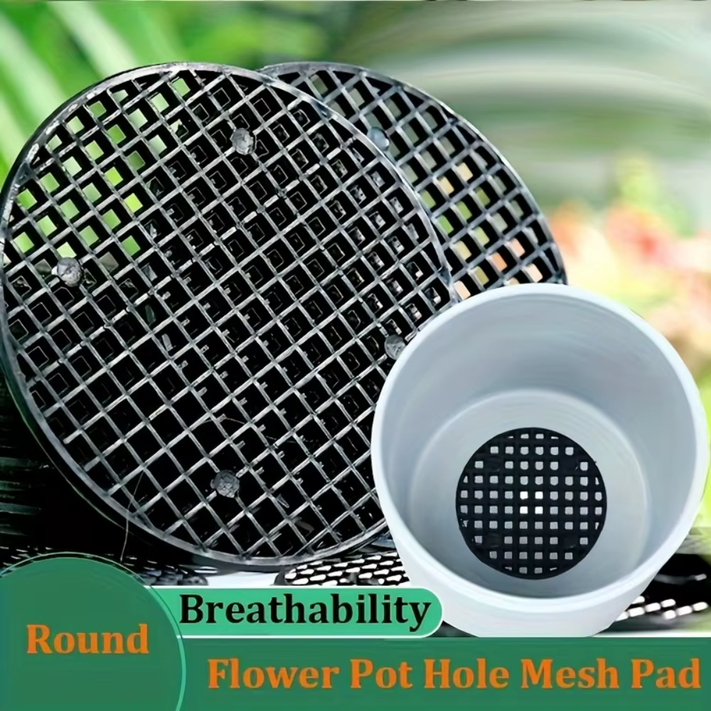 36 tapis ronds en filet pour pots de fleurs