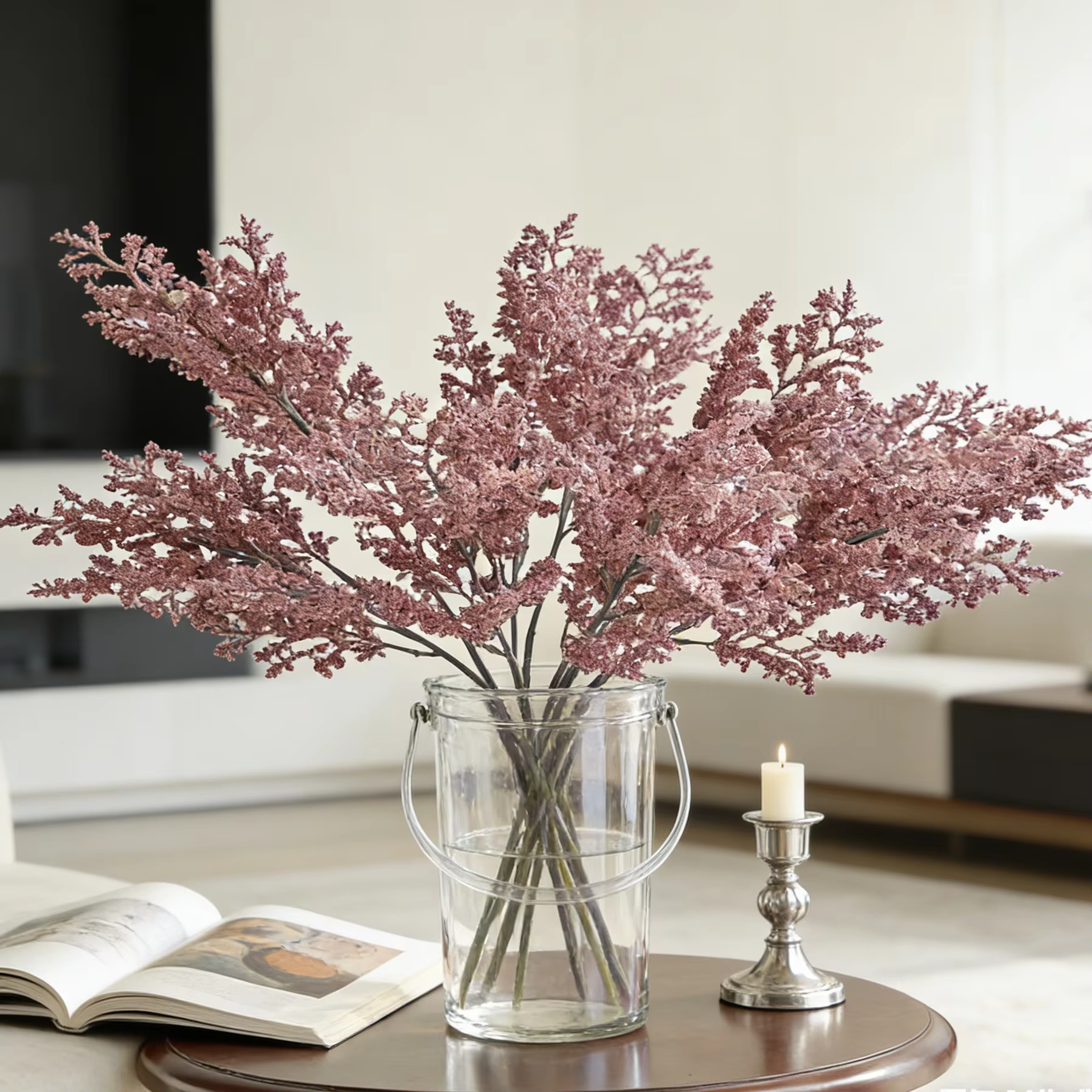 Plantes artificielles en soie