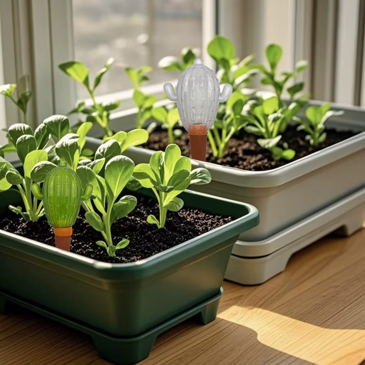 4 Piques d'arrosage automatique pour plantes de jardin