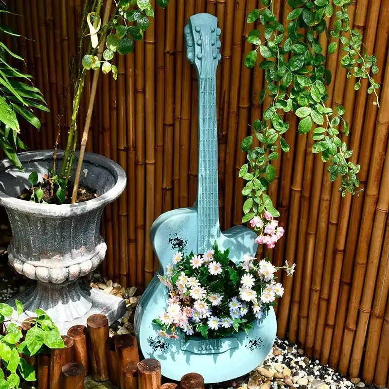 User inière créative rétro sur le thème du violon JE& Bonsai Pots