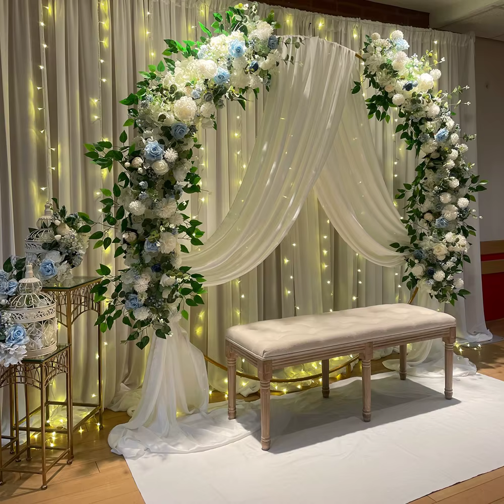 Mur de Fleurs Artificielles pour Mariage