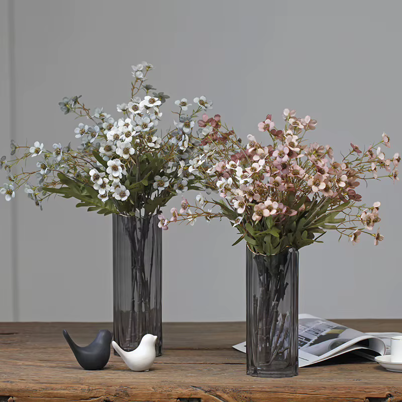 11 têtes automne couleur fleur de prunier