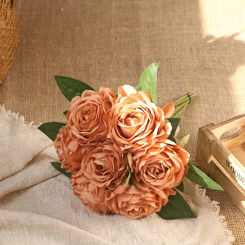 Bundle de fleurs artificielles à mille couches