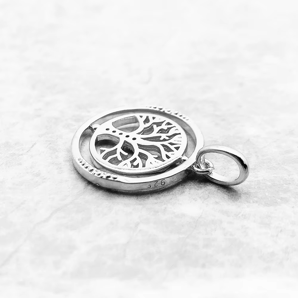 Pendentif arbre de vie en argent Sterling 925, bijoux fins, accessoires d'amour, cadeau romantique pour femmes, flambant neuf