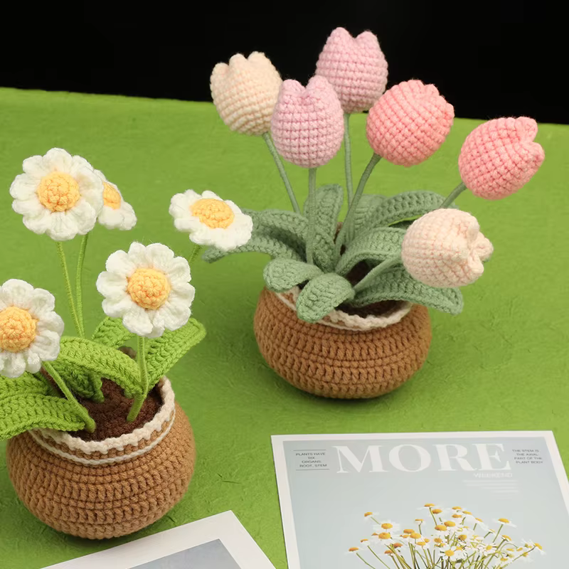 KRABALL – Kit de fleurs au Crochet pour débutants