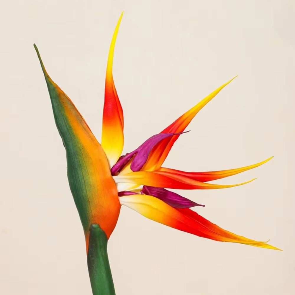 Nouvelle plante artificielle oiseau de paradis à longue tige