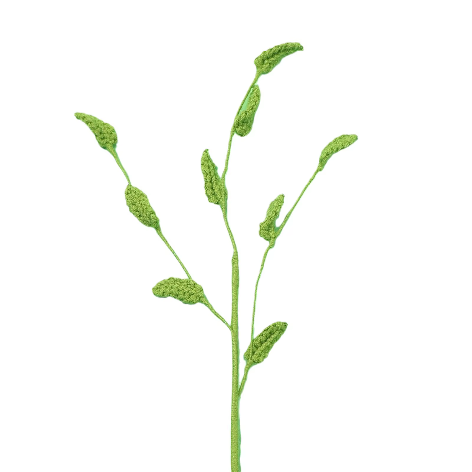 Lingfeng herbe Crochet plante tricot fleur Bouquet décor