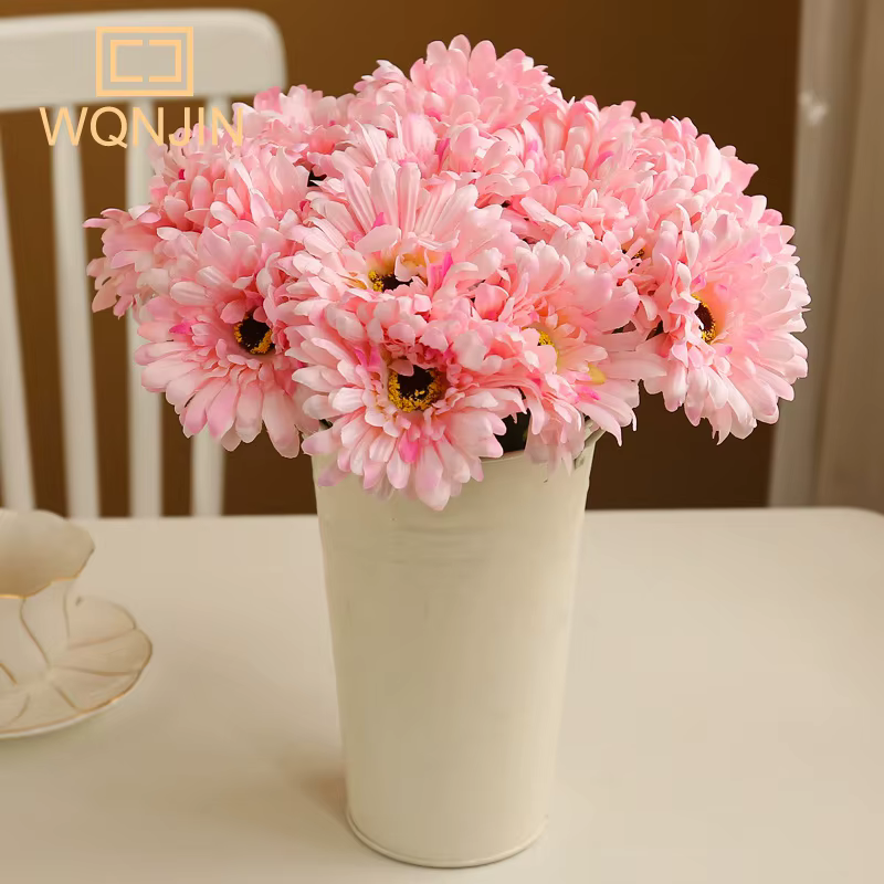 Branche de Fleurs Artificielles Gerbera