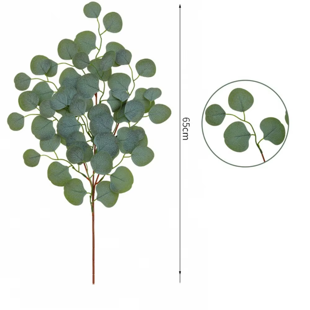 Nouvelle Guirlande de Feuilles d'Eucalyptus de 65 cm pour Décoration